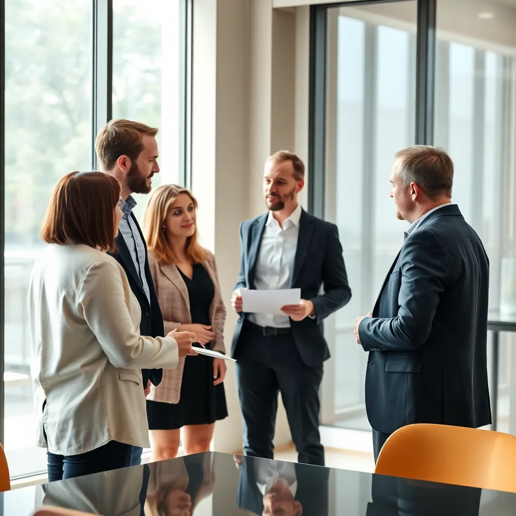 Diverse groep Nederlandse professionals in een vergadering