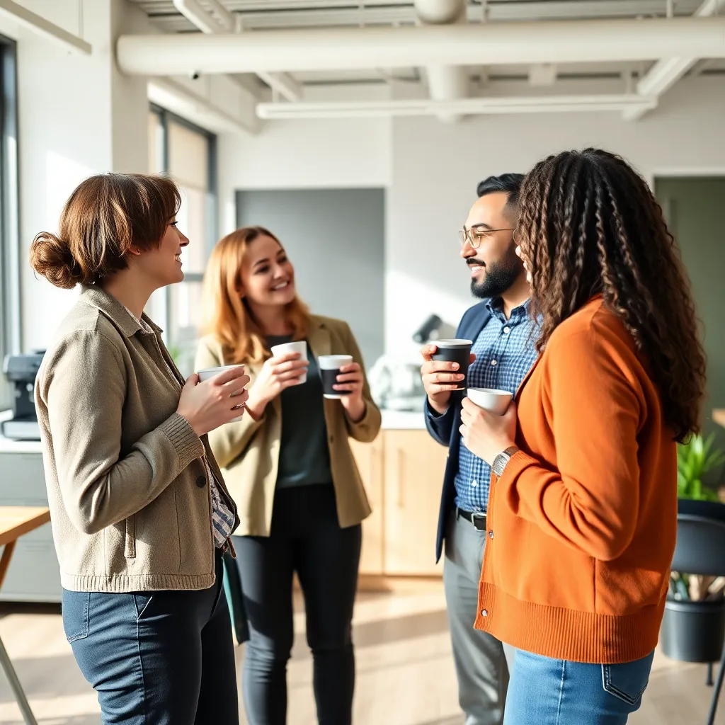 Directe feedback gesprek tussen collega's op kantoor